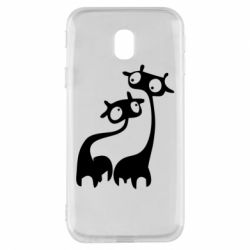 Чехол для Samsung J3 2017 Жирафы - PrintSalon