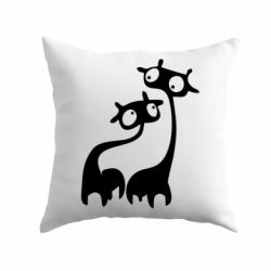 Подушка Жирафы - PrintSalon