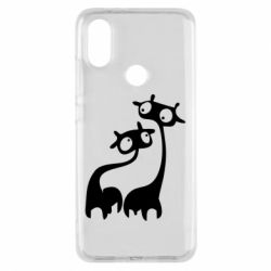 Чехол для Xiaomi Mi A2 Жирафы - PrintSalon