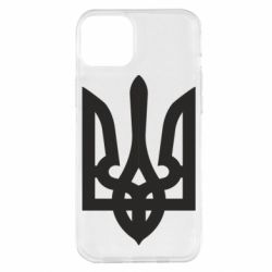 Чехол для iPhone 14 Plus Жирный Герб Украины