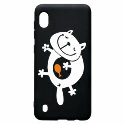 Чехол для Samsung A10 Жирный кот