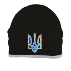 Шапка Жирный Герб Украины голограмма