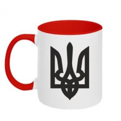 Чашка двокольорова Жирний Герб України - PrintSalon