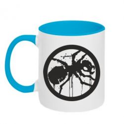 Чашка двокольорова Жирний мураха