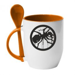 Чашка з ложкою Жирний мураха - PrintSalon