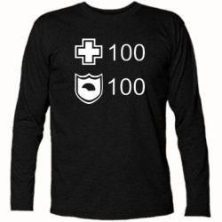 Футболка з довгим рукавом Життя і броня - PrintSalon