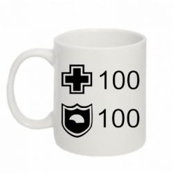 Чашка 320ml Жизнь и броня