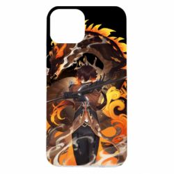 Чохол для iPhone 14 Zhongli Geo Archon Morax - PrintSalon