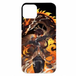 Чохол для iPhone 14 Plus Zhongli Geo Archon Morax - PrintSalon