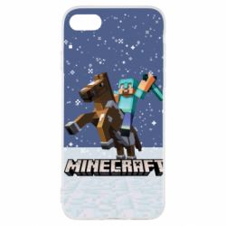 Чохол для iPhone SE 2022 Зимовий Майнкрафт - PrintSalon