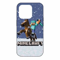 Чохол для iPhone 14 Pro Зимовий Майнкрафт - PrintSalon