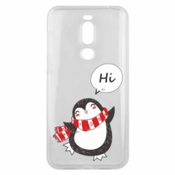 Чехол для Meizu X8 Зимний пингвинчик - PrintSalon