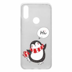 Чехол для Xiaomi Redmi 7 Зимний пингвинчик - PrintSalon