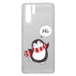 Чехол для Huawei P30 Pro Зимний пингвинчик - PrintSalon