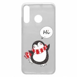 Чехол для Huawei P30 Lite Зимний пингвинчик - PrintSalon