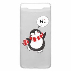 Чехол для Samsung A80 Зимний пингвинчик - PrintSalon