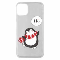 Чехол для iPhone 11 Pro Зимний пингвинчик - PrintSalon