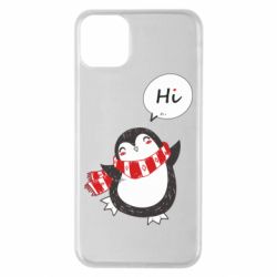 Чехол для iPhone 11 Pro Max Зимний пингвинчик - PrintSalon