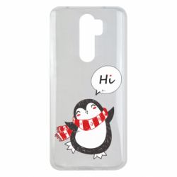 Чехол для Xiaomi Redmi Note 8 Pro Зимний пингвинчик - PrintSalon