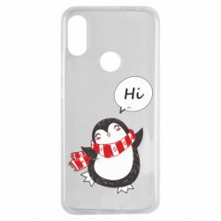 Чехол для Xiaomi Redmi Note 7 Зимний пингвинчик - PrintSalon
