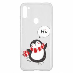 Чехол для Samsung A11/M11 Зимний пингвинчик - PrintSalon