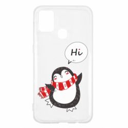 Чехол для Samsung M31 Зимний пингвинчик - PrintSalon