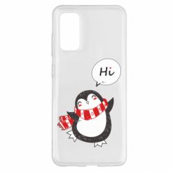 Чехол для Samsung S20 Зимний пингвинчик - PrintSalon