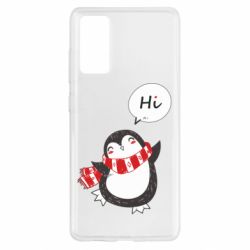 Чехол для Samsung S20 FE Зимний пингвинчик - PrintSalon