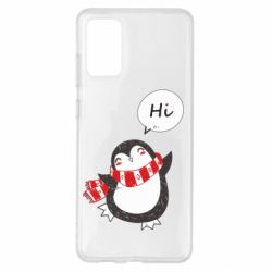 Чехол для Samsung S20+ Зимний пингвинчик - PrintSalon