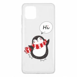 Чехол для Samsung Note 10 Lite Зимний пингвинчик - PrintSalon