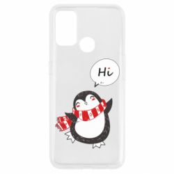 Чехол для Oppo A53/A32/A33 Зимний пингвинчик - PrintSalon
