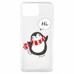 Чехол для Oppo A73 Зимний пингвинчик - PrintSalon