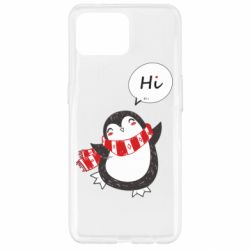 Чехол для Oppo Reno 4 Lite Зимний пингвинчик - PrintSalon
