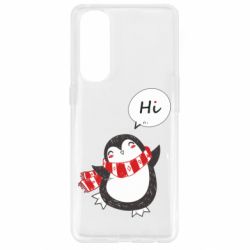 Чехол для Oppo Reno 4 Pro Зимний пингвинчик - PrintSalon