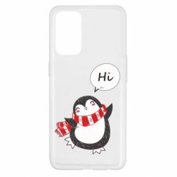 Чехол для Oppo Reno 5 4G Зимний пингвинчик - PrintSalon