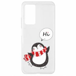 Чехол для Xiaomi Mi 10T/10T Pro Зимний пингвинчик - PrintSalon