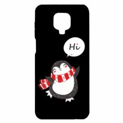 Чехол для Xiaomi Redmi Note 9S/9Pro/9Pro Max Зимний пингвинчик - PrintSalon