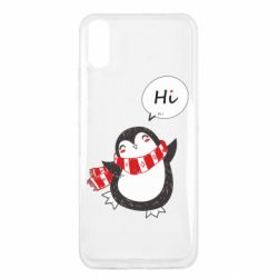 Чехол для Xiaomi Redmi 9a Зимний пингвинчик - PrintSalon