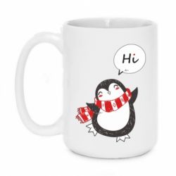 Чашка 420ml Зимний пингвинчик - PrintSalon