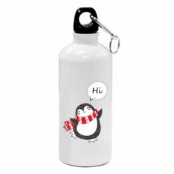 Фляга Зимний пингвинчик - PrintSalon