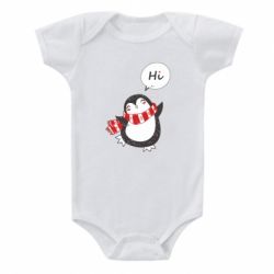Детский бодик Зимний пингвинчик - PrintSalon