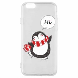 Чехол для iPhone 6/6S Зимний пингвинчик - PrintSalon