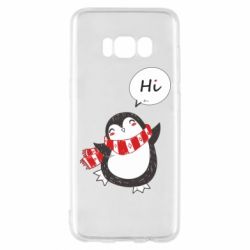 Чехол для Samsung S8 Зимний пингвинчик - PrintSalon