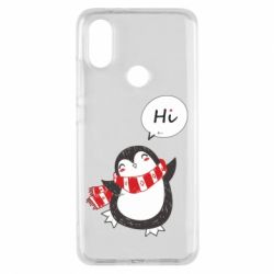 Чехол для Xiaomi Mi A2 Зимний пингвинчик - PrintSalon