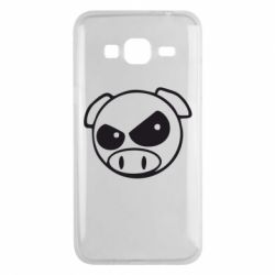 Чехол для Samsung J3 2016 Злая свинка - PrintSalon