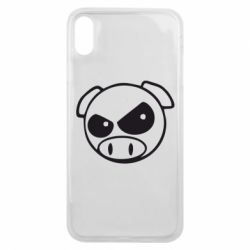 Чехол для iPhone Xs Max Злая свинка - PrintSalon