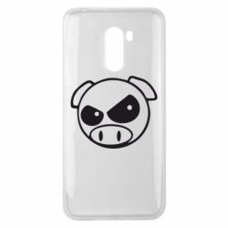 Чехол для Xiaomi Pocophone F1 Злая свинка - PrintSalon