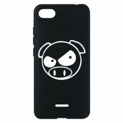 Чехол для Xiaomi Redmi 6A Злая свинка - PrintSalon