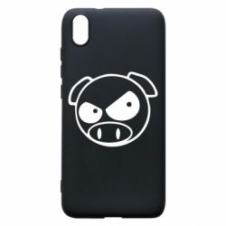 Чехол для Xiaomi Redmi 7A Злая свинка - PrintSalon