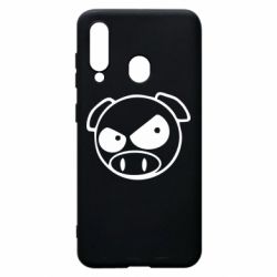 Чехол для Samsung A60 Злая свинка - PrintSalon